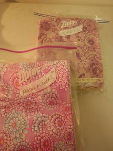 lot 2153 image: Fabric.  Floating Flowers and Chez Moi