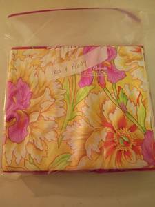lot 2156 image: Fabric.   Iris and Peony