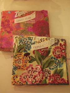 lot 2160 image: Fabric.  Grandiose Flora and Primula
