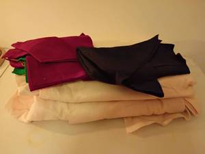 lot 2166 image: Fabric.  Felt
