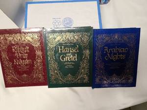 lot 3010 image: Books, including Arabian Nights.