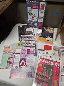 lot 3019 image: Craft and sewing books.