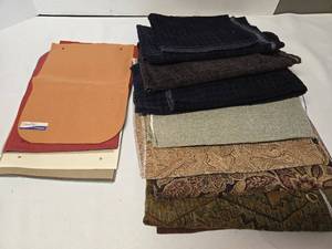 lot 3122 image: Upholstery fabric samples
