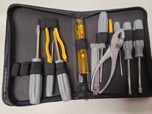 lot 3132 image: Portable Hand Tool Set with Zippered Case