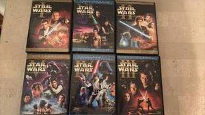 lot 7042 image: Star Wars Complete Saga DVD Collection Episodes I-VI