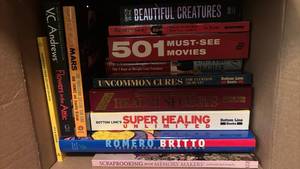 lot 7046 image: Mixed Book Lot - Fiction, Health, Reference & More