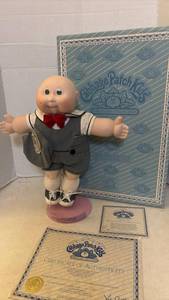 lot 7052 image: Cabbage Patch Kids Porcelain Collection Limited Edition Collector Doll Timothy David with Box and Papers