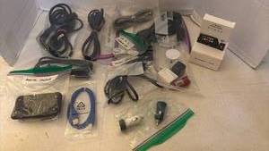 lot 7070 image: Wireless CarPlay Adapter & Mixed Electronics Cords