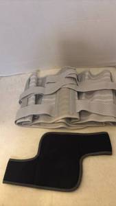 lot 7071 image: Back Brace Support Belt with Thumb Spica Splint