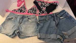 lot 7078 image: Girls Shorts and Bikini 14R