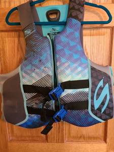 lot 7112 image: Stearns Mens XL Neoprene Life Jacket PFD