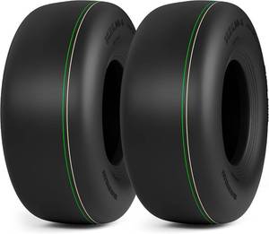 lot 331245 image: RONPOW 13x5.00-6 Tubeless Lawn Mower Tire, 13x5x6 Zero Turn Turf Tires, 4 Ply Rubber Smooth 13-5.00-6 Garden Tractor Tire for Residential and Commercial, 2Pack Tubeless, Load 450LBs