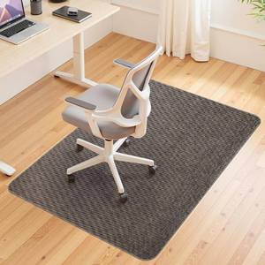 lot 331248 image: Wansimoo Office Chair Mat for Hardwood and Tile Floor, 36x55 Floor Mat, Heavy Duty Computer Gaming Chair Mat, Anti-Slip, Non- Curve, Desk Chair Mat,Floor Protector for Home Office(Coffee)