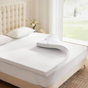 lot 431379 image: Retails for $120 Eiayeebil 2 Inch Memory Foam Mattress Topper King, Memory Foam Pad with Removable & Washable Cover, Bed Topper for Back Pain, Non-Slip Ventilated Design 9006-king-2-v2