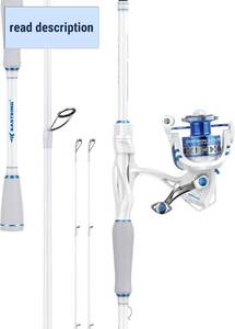 lot 431368 image: KastKing Centron Lite Travel Fishing Rod and Reel Combo, Packable Twin-Tips Spinning & Baitcaster Combos, Lightweight IM6 Graphite, Portable Multi-Piece Kit for Bass Trout, Freshwater Travel