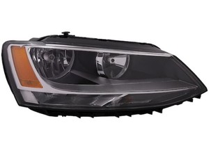 lot 142211 image: Front Right Headlight Assembly - 2011-2016 Volkswagen Jetta Sedan - Eagle Eyes