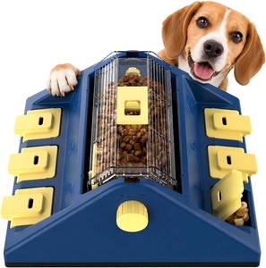 lot 342141 image: KADTC Dog Puzzle Toy, Large Size, 2 Levels of Challenge, Paw-Activated Rolling Treat Dispenser, Slow Feeder & Mental Stimulation for SmallMedium Dogs Enrichment Toys