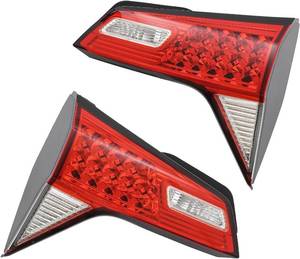 lot 442049 image: LED Inner Tail Light Assembly for 2019-2022 Honda HR-V HRV, RedClear Lens, Black Housing, Inner Tail Light Lamp Replacement 34155T7AA31, 34150T7AA31 (DriverPassenger Side)