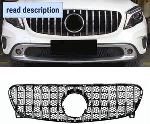 lot 342130 image: KARPAL GT R Style Grille Compatible With Mercedes-Benz 2014-2017 GLA X156 GLA200 GLA250 AMG Chrome