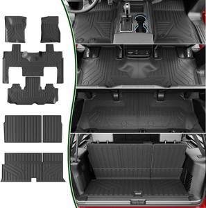 lot 152126 image: Retails for $200 7-Seat Floor Mat Compatible with 2003-2017 Ford Expedition Floor Liner Lincoln Navigator Cargo Mat Electric Backrest Trunk Cargo Liner Replacement for 2003-2017 Ford Expedition Accessories