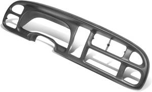 lot 251580 image: Auto Dynasty Dash Face Instrument Cluster Vent Surround Bezel Compatible with Dodge Ram Truck 1500 2500 3500 98-02