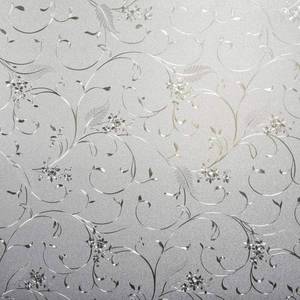 lot 251621 image: Bloss Window Privacy Film Wheat Flower Frosted Window Glass Film No Glue Door Window Covering for Office and Home Decoration,35.4 inches by 78.7 inches