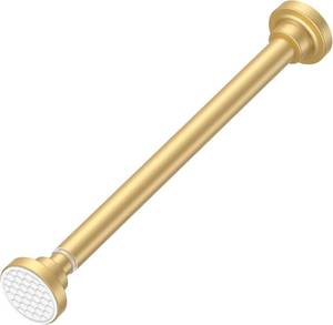 lot 351763 image: AIZESI Small Tension Rod 18 To 27 Inch 1 - Inch Diameter Gold Tension Curtain Rod Small Tension Rod No Drilling, Anti - Slip, Anti - Rust Short Tension Rod