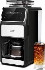 lot 351767 image: Retails for $160 Gevi 10 Cup Drip Coffee Maker with Built-in Grinder, Grind   Brew Burr Combo Coffee Machine with Touch Screen, Programmable, 4-Hour Warm Plate, Permanent Filter, Coffee Carafe