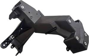lot 452115 image: Black Headlight Lamp Mounting Bracket Left Driver Side Compatible with 2011-2013 Dodge Durango 3.6L 5.7L 68100237AA CH1225240