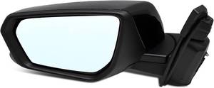 lot 452127 image: Driver Side Mirror Assembly Compatible with 2018-2024 Equinox Terrain wPower Glass & Manual Folding and Heated 84225382 84404689 Gloss Black (5 Pins)