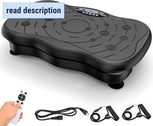 lot 251607 image: Vibration Plate Exercise Machine for Lymphatic Drainage Weight Loss, Whole Body Workout Vibration Fitness Platform ,Home Training Equipment ,Sport Gym for Weight Loss Fat Burner for Women Men