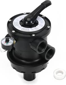 lot 161499 image: SP0714T Top-Mount Multiport Valve Compatible with Hayward VariFlo, Replacement for Hayward Above-Ground Pro-or VL 210 Series Sand Filter, 1-12 Seven Position Control Valve
