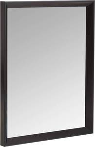 lot 161503 image: Amazon Basics Rectangular Wall Mount Mirror With Peaked Trim for Bedroom, Living Room, Entryway, Hangs Horizontally or Vertically, 16 x 20 inch, Black