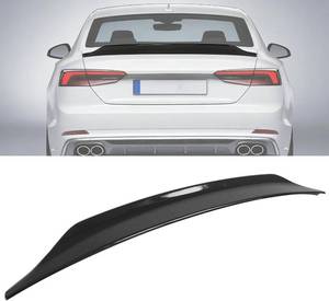 lot 161510 image: Gloss Black Rear Trunk Lip Spoiler Wing Fit for Audi A5 8T Coupe 2-Door 2008 2009 2010 2011 2012 2013 2014 2015 2016 2017