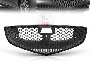 lot 361499 image: For 21-23 Genesis G80 Front Bumper Upper Grille Cam Option WSensor Holes Black