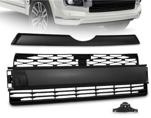 lot 361508 image: Front Bumper Grill Molding Grille Trim For 14-2020 Toyota 4Runner Limited Black