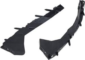 lot 361539 image: Bumper Bracket Kit 2pcs Left & Right Front for Dodge for Charger 2015-202 Plastic Black 68226532AA 68226533AA