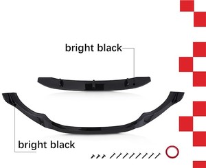 lot 461369 image: Retails for $134 Fit For 2018-2020 BMW X3 X4 M40i G01 G02 M Sport Glossy Black Front Splitter Lip