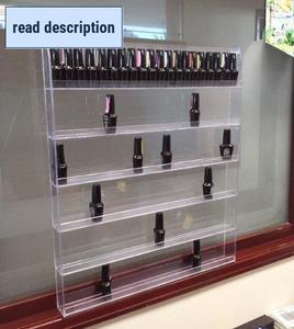 lot 361514 image: Professional Nail Polish Wall Rack Display (Holds 96 Bottles)