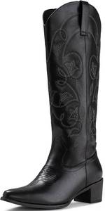 lot 171374 image: IUV Cowboy Boots For Women Pointy Toe Womens Western Boots Cowgirl Boots Mid Calf Boots