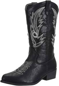 lot 171382 image: SheSole Womens Wide Calf Western Cowgirl Cowboy Boots