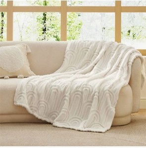 lot 271388 image: Arch Shaggy Sherpa Fleece Blanket
