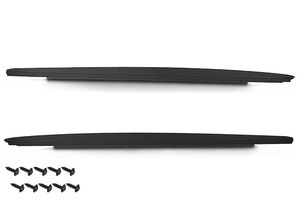 lot 371315 image: Matte Black Side Skirt Extension Lip For 2017-2023 BMW 5 Series G30 G31 M Sport