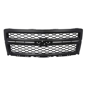 lot 371326 image: For 2014-2015 Chevrolet Silverado 1500 Front Upper Honeycomb Grille Gloss Black