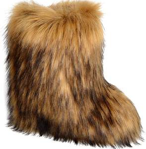 lot 371332 image: Valpeak Snow Boots for Women 2024 Furry Boots Winter Knee High Flat Heel Fluffy Faux Fur Boots
