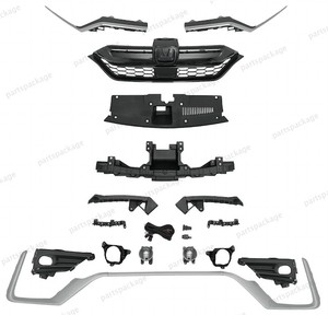 lot 471470 image: Retails for $160 For CR-V 2020-2022 Grille, Fog Lights, Bumper Brackets & Radiator Cover Assembly