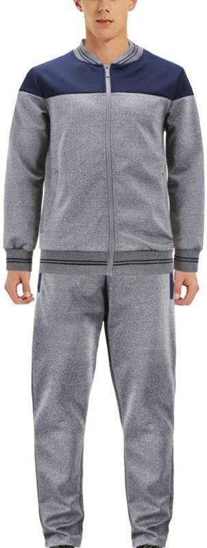 lot 201460 image: Mens Sports Gym Fitness Work Out Running Jogging 2 Piece Tracksuit Set