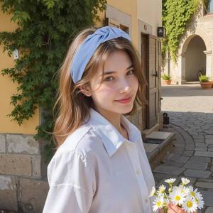 lot 19642 image: LYroo Headbands for Women Girls Blue Cute Knotted Headband Head Bands for Womens Hair Non Slip Trendy Thick or Thin Headbands Fashion Hair Accessories 5PCS