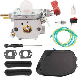 lot 19653 image: Carburetor for Craftsman 27cc WeedEater MTD 753-06288 Troy bilt 751-15112, Replace for ZAMA C1U-P27 753-06288 TB2044XP Carb