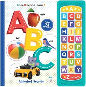 lot 19737 image: See Hear Learn ABC Book for Toddlers Alphabet Book with 26 Sound Buttons, 78 Sounds, and Alphabet Song (See Hear Learn Series)